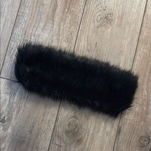 Target Elegant Black Fur Headband